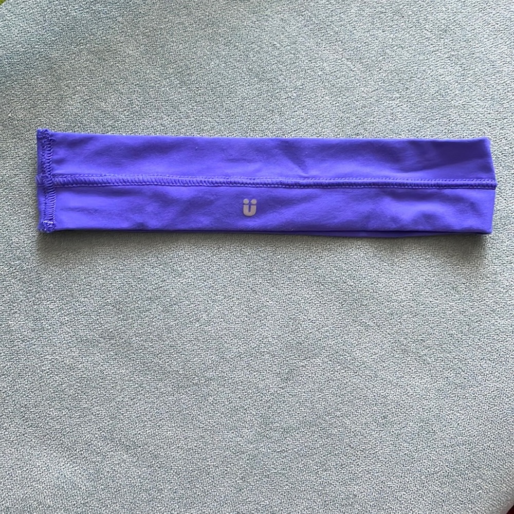 Purple Grip Sport Yoga Run Workout Gym Active Headband